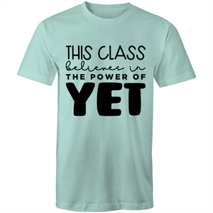 This class believes in the power of yet