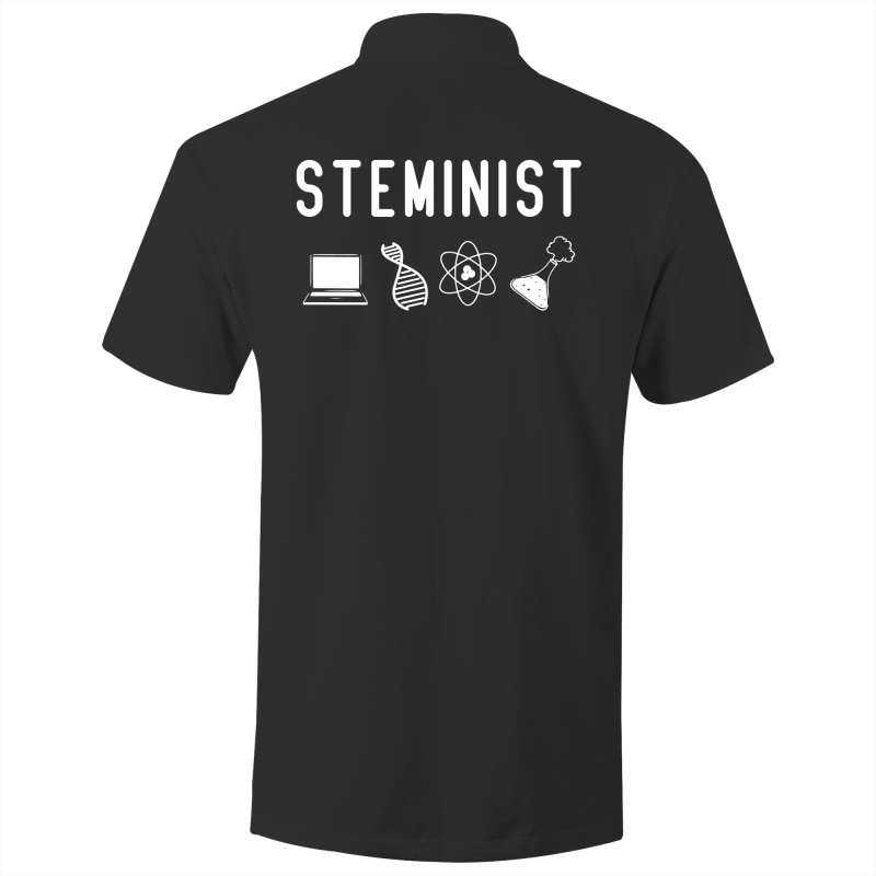 STEMINST- S/S Polo Shirt (Print on back)