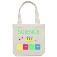 Load image into Gallery viewer, Science teacher - Canvas Tote Bag