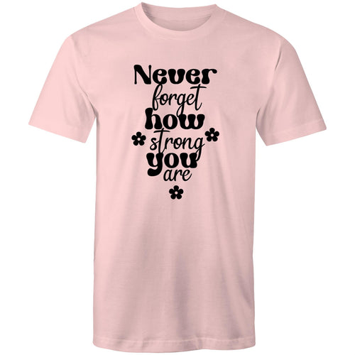 Never forget how strong you are