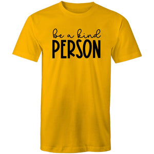Be a kind person