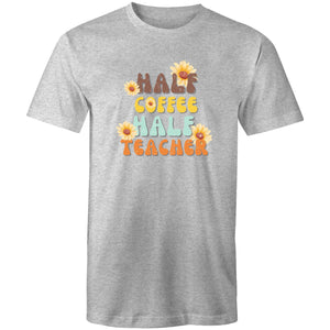 Half coffee half teacher