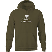 Load image into Gallery viewer, I love legal studies - Pocket Hoodie Sweatshirt