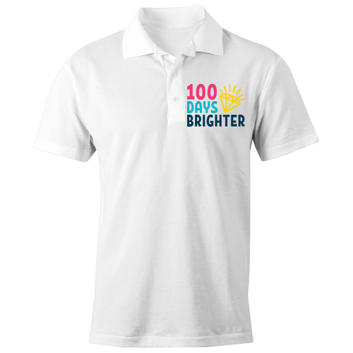 100 Days Brighter - S/S Polo Shirt