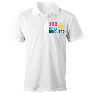 100 Days Brighter - S/S Polo Shirt