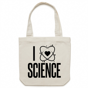 I heart science - Canvas Tote Bag