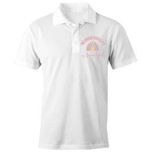 Load image into Gallery viewer, Neurodiversity is beautiful - S/S Polo Shirt