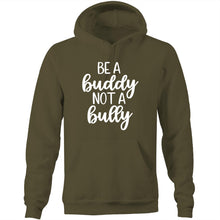 Load image into Gallery viewer, Be a buddy not a bully - Pocket Hoodie Sweatshirt