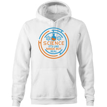 Load image into Gallery viewer, Science, it&#39;s like magic but real - Pocket Hoodie Sweatshirt