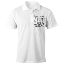 Load image into Gallery viewer, You are more than a test - S/S Polo Shirt