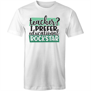 Teacher? I prefer educational rockstar
