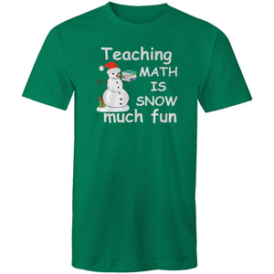 Teaching math is snow much fun