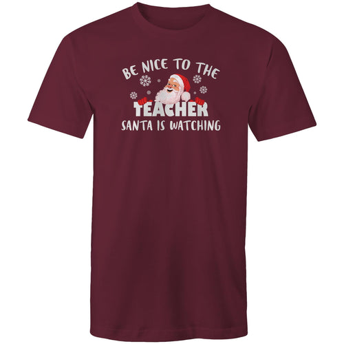 Be nice to the teacher Santa is watching