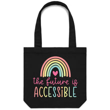 Load image into Gallery viewer, The future is accessible - Canvas Tote Bag