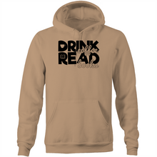 Load image into Gallery viewer, Drink coffee, read books - Pocket Hoodie Sweatshirt