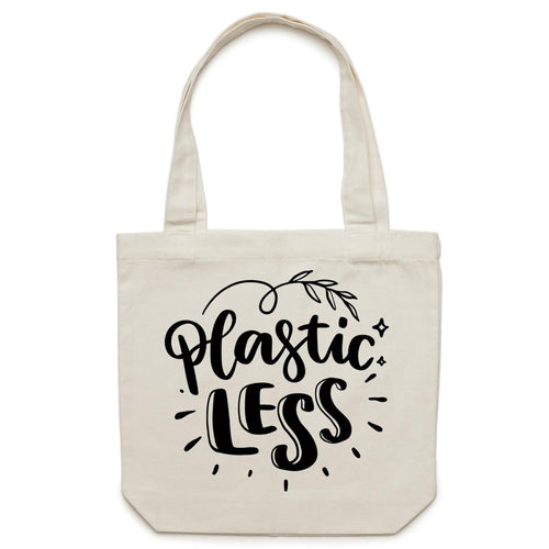 Plastic less - Canvas Tote Bag