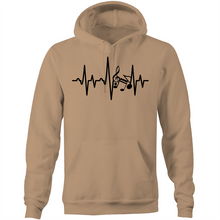 Load image into Gallery viewer, Music heartbeat - Pocket Hoodie Sweatshirt