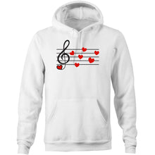 Load image into Gallery viewer, Love music - Pocket Hoodie Sweatshirt