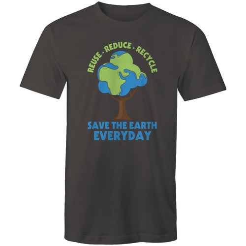 Reduce Reuse Recycle save the Earth everyday