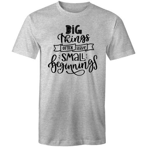 Big things often have small beginnings