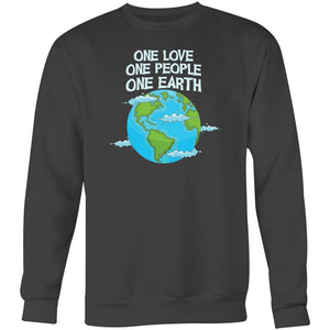 One love One people One earth - Crew Sweatshirt