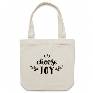 Choose Joy - Canvas Tote Bag