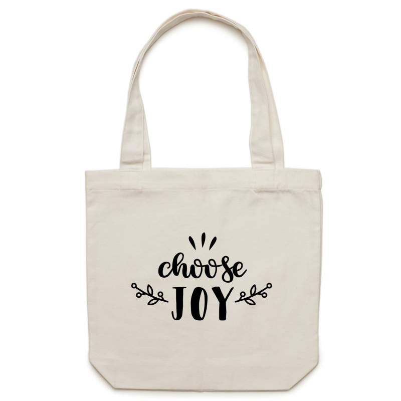 Choose Joy - Canvas Tote Bag