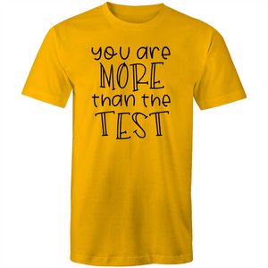 You are more than the test