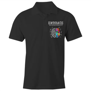 Embrace neurodiversity - S/S Polo Shirt