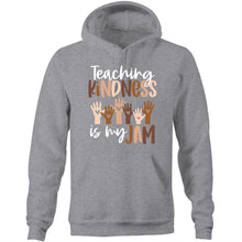 Load image into Gallery viewer, Teaching kindness is my jam - Pocket Hoodie Sweatshirt