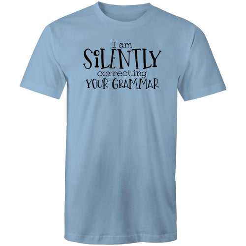 I am silently correcting your grammar