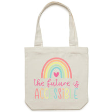 Load image into Gallery viewer, The future is accessible - Canvas Tote Bag