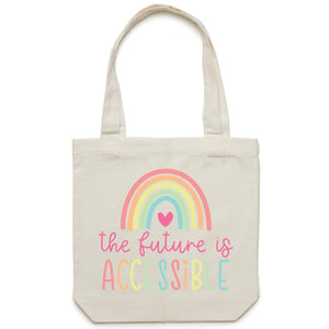 The future is accessible - Canvas Tote Bag