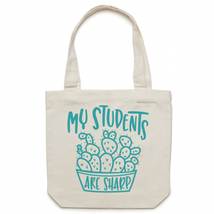 My students are sharp - Canvas Tote Bag