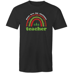 Teacher - Peace Love Joy Christmas