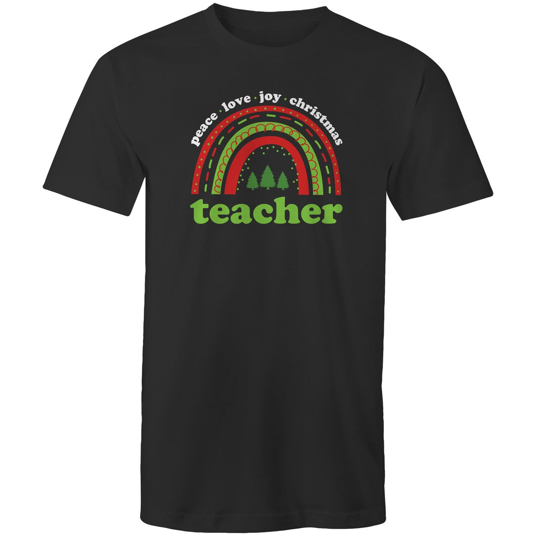 Teacher - Peace Love Joy Christmas
