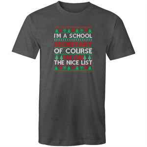 I'm a school secretary of course I'm on the nice list