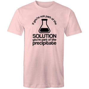 If you're not part of the solution you're part of the precipitate