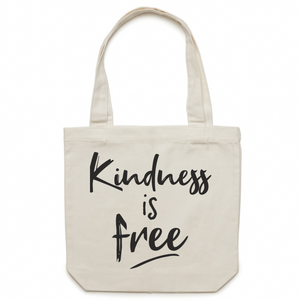 Kindness is free - Canvas Tote Bag