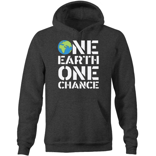 One earth one chance - Pocket Hoodie Sweatshirt
