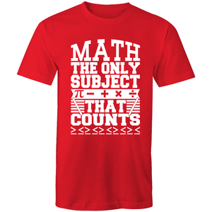 Math - the only subject that counts