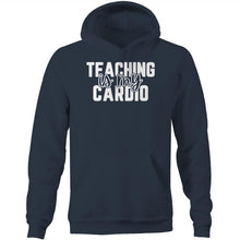 Load image into Gallery viewer, Teaching is my cardio - Pocket Hoodie Sweatshirt