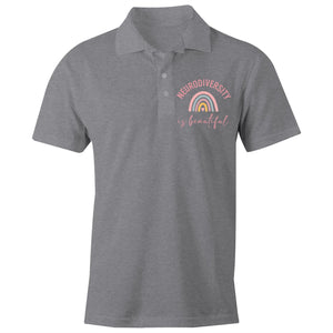 Neurodiversity is beautiful - S/S Polo Shirt