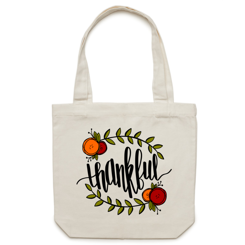 Thankful - Canvas Tote Bag