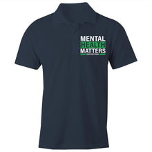 Load image into Gallery viewer, Mental Health Matters #endthestigma - S/S Polo Shirt