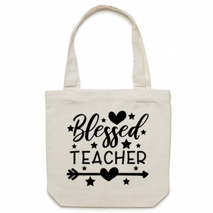 Blessed teacher - Canvas Tote Bag