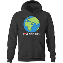 Load image into Gallery viewer, Love my planet - Pocket Hoodie Sweatshirt