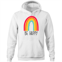 Load image into Gallery viewer, Be happy - Pocket Hoodie