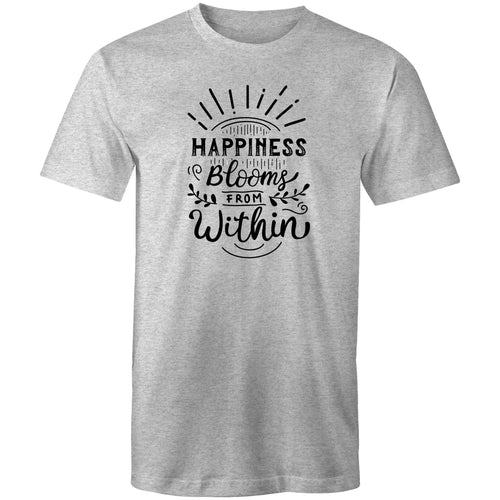 Happiness blooms from within