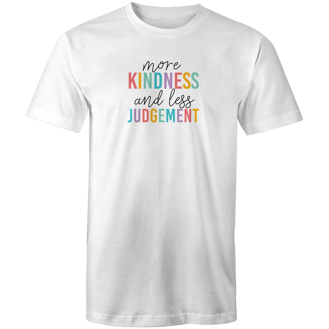 More kindness and less judgement
